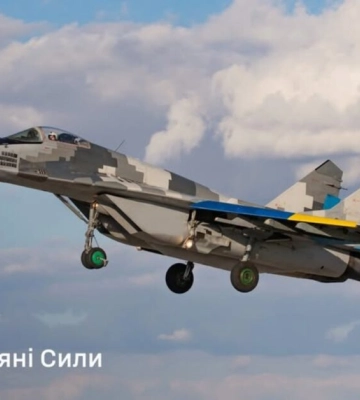 На Одещині під час виконання бойового завдання втрачено винищувач МіГ-29 Повітряних сил ЗСУ
