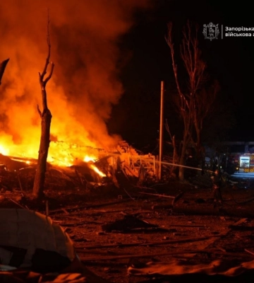 В Запорожье в результате атаки РФ пострадали девять человек – ОВА