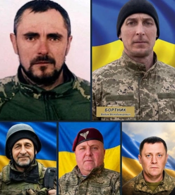 На Рівненщині попрощалися з п’ятьма полеглими захисниками України