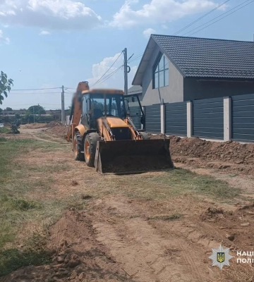 В Одесі затримано чоловіка, який без жодної для того підстави обстріляв працюючий екскаватор