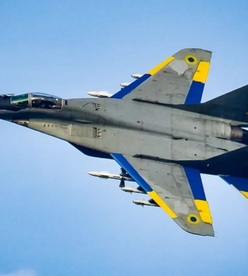 ДБР розслідує падіння винищувача МіГ-29 на Одещині