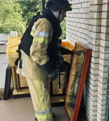 Пожежа в церкві спалахнула у Краматорську через російський обстріл
