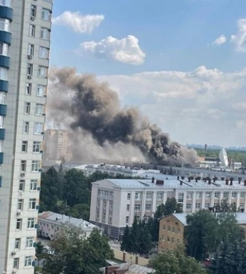 Под Москвой горит научный центр Роскосмоса