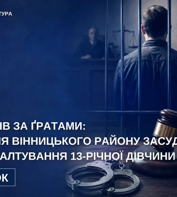 На Вінниччині тепер вже колишнього військового засуджено за зґвалтування дитини