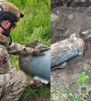 На Полтавщині вибухотехніки знешкодили бойову частину ворожої ракети