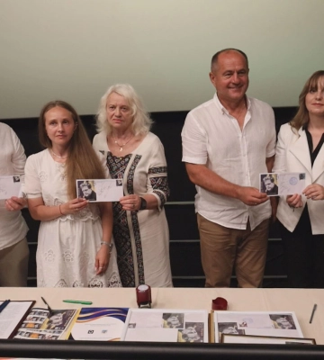 У Коломиї погасили поштову марку, присвячену Василеві Нагірному