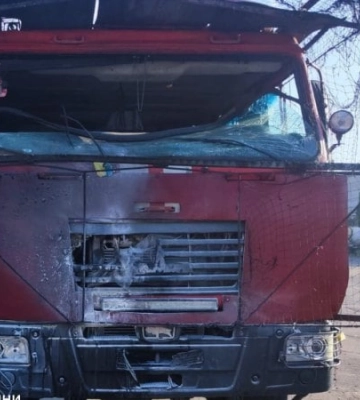 У Краматорську дрон повторно атакував рятувальників під час гасіння пожежі