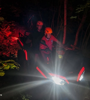 У горах на Тячівщині врятували знесилену велосипедистку