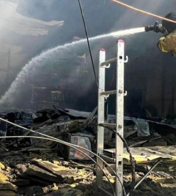 Рятувальники ліквідували пожежу у Броварському районі Київщини після атаки РФ