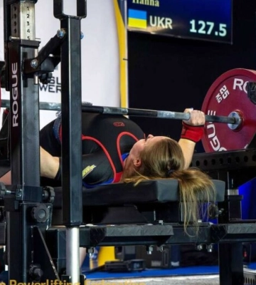 Дніпрянка Ганна Бутурлим здобула «срібло» чемпіонату Європи з жиму лежачи
