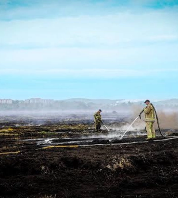 Спека +42 °C і палаючі торфовища: чому щоліта Львівщину огортає дим