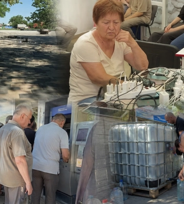 Ночные взрывы в Мелитополе и Бердянске, город снова без электричества, в банках столпотворение – утренняя сводка РИА Пивдень (фото, видео)