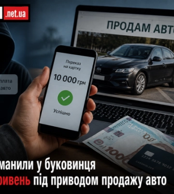 Шахраї виманили у буковинця 10 тисяч гривень під приводом продажу авто