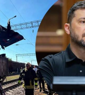 Ціль абсолютна цивільна, – Зеленський про удар по пасажирському поїзду на Одещині