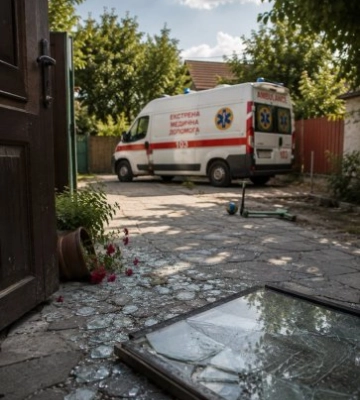 Небезпечна мить у власному домі: на Закарпатті дитина травмувала руку уламком скла