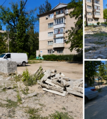 Сломать получилось с первого раза: новую детскую площадку в Мелитополе делают второй год 