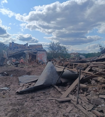 Удар КАБами по Ізюму 13 серпня: постраждали троє людей, пошкоджено понад 20 будинків