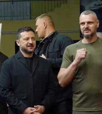 Піднімав штангу і стріляв з лука: У Франківську Зеленський зустрівся з ветеранами-спортсменами