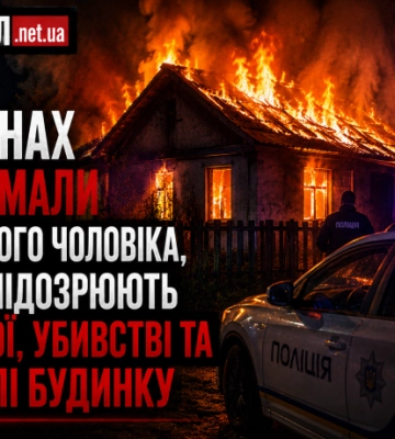 У Сарнах затримали 35-річного чоловіка, який скоїв розбій, убивство та підпал будинку