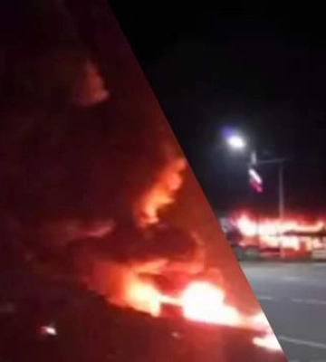 В окупованому Єнакієвому на Донеччині лунали вибухи: горить місцевий ТЦ