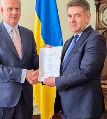 Новий посол Німеччини Борис Руґе розпочав дипломатичну місію в Україні