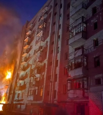 В Краматорске прилет в многоэтажку, есть жертвы