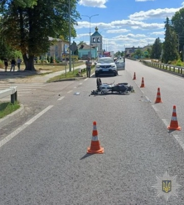 У двох ДТП на Волині травмувалися 15-річні хлопці на мотоциклах