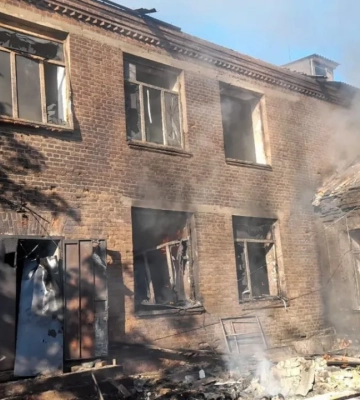 Россия нанесла ракетный удар по учебному заведению в Балаклее. ФОТО