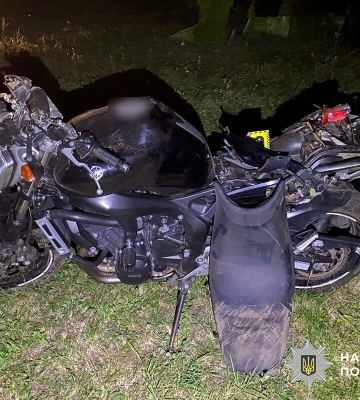 На Полтавщині мотоцикліст потрапив у ДТП та був госпіталізований