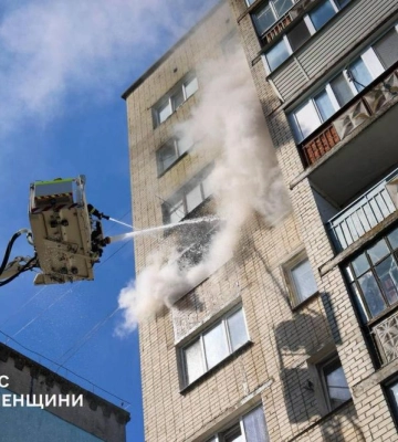 У Рівному горіла квартира в багатоповерхівці