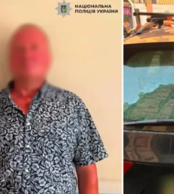 В Киеве мужчина расстрелял BMW из-за того, что водитель закрыл ворота и заблокировал проход