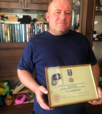 Воїна з Волині нагородили відзнакою «За поранення»