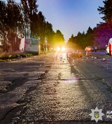 На Рівненщині юний мотоцикліст загинув у ДТП просто у день отримання посвідчення водія. ФОТО