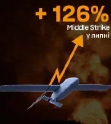 Генштаб ЗСУ: Україна у липні на 126% збільшила використання мідлстрайк