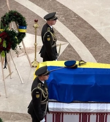 Відео: У Києві провели заупокійну службу по полковнику армії УНР Євгену Коновальцю