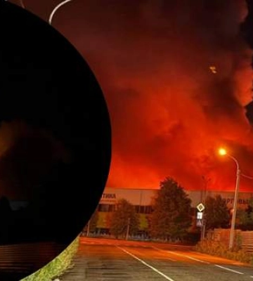 Невідомі БпЛА атакували Донеччину: зафіксовано сильну пожежу
