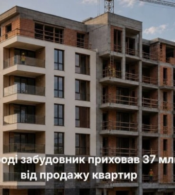 В Ужгороде застройщик скрыл 37 млн грн от продажи квартир