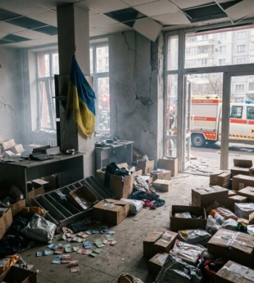 Балістика вдарила по Києву: пожежі в Оболонському та Голосіївському районах, горять авто
