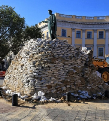 В Одесі розконсервували пам’ятник Дюку де Рішельє, на монументі виявили корозію
