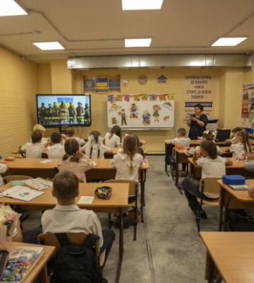 30 підземних шкіл до кінця року: 100 тисяч школярів Харківщини перейдуть на очне навчання