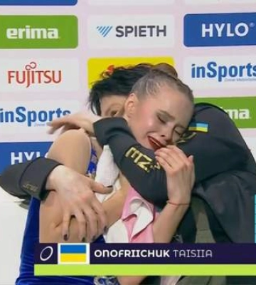 Таїсія Онофрійчук вперше в кар'єрі стала чемпіонкою світу з художньої гімнастики