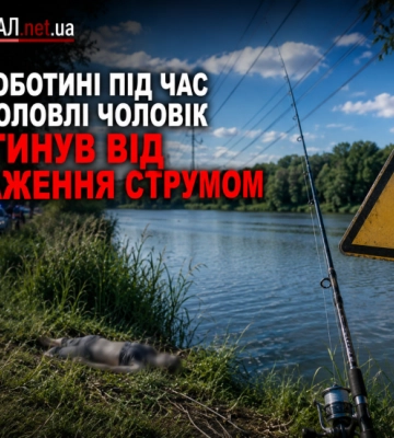 У Люботині під час риболовлі чоловік загинув від ураження струмом