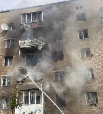 МВА: внаслідок російського удару КАБами по Ізюму постраждало чотири людини