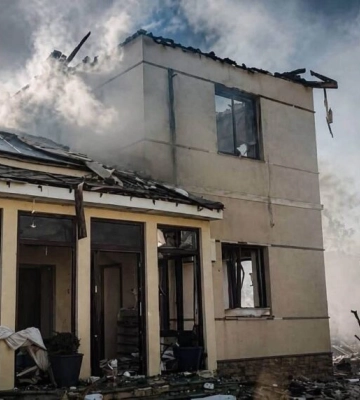 Від комбінованої атаки на Одеський район постраждали люди