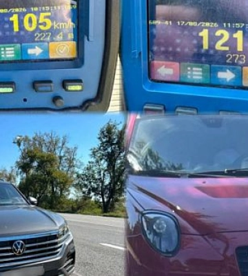 Вдвічі перевищили швидкість: у Кривому Розі за допомогою TruCam виявили двох водіїв