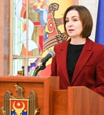 Президентка Молдови підтримала транзит українського зерна попри критику фермерів