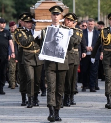 На меморіальному кладовищі перепоховали лідера ОУН Євгена Коновальця