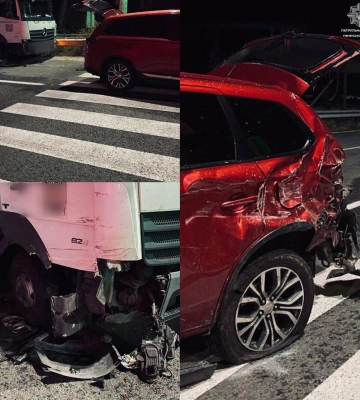 На Рівненщині водій Mercedes спричинив ДТП: патрульні склали протокол