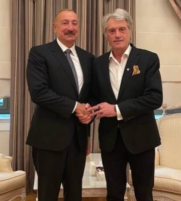 Віктор Ющенко та Ільхам Алієв провели переговори щодо розвитку партнерства України та Азербайджану