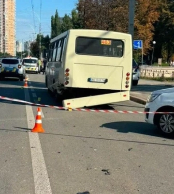 Появились кадры смертельного ДТП в Соломенском районе Киева